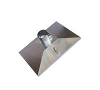 Cappuccio industriale del vapore per la saldatura ed il taglio del laser con l'estrazione della polvere e del fumo