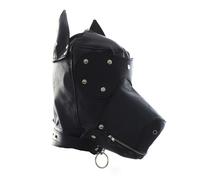 Cappuccio maschera cane sadomaso slave DILDO costrittivo bondage sottomissione