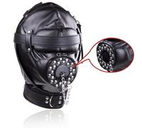 Cappuccio maschera con tappo sadomaso erotic DILDO costrittivo toy shop m.154