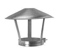 Cappuccio per camino, Cappuccio antipioggia for camino in acciaio inossidabile 170 mm 6,7 pollici