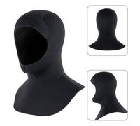 Cappuccio per immersioni subacquee in neoprene per snorkeling, nuoto e vari sport acquatici (L/XL 3 mm nero)