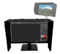 Cappuccio per monitor antiriflesso, visiera parasole pieghevole per protezione degli occhi e privacy, installazione sicura per lavoro al computer