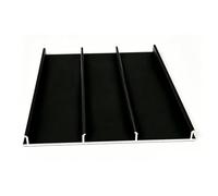 Cappuccio per parapetto alluminio a forma V, larghezza muro 22-27cm | Resistente alla ruggine, adatto per muri di sostegno del cortile, personalizzabili