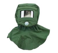 Cappuccio per Sabbiatura, Cappuccio Scialle in Tela, Cappuccio per Sabbiatrice, Protezione Antipolvere, Casco per Attrezzatura per Lucidatura, Sabbiatura, Verniciatura