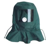 Cappuccio per sabbiatura, maschera per sabbiatura con corda regolabile, maschera protettiva anti polvere/vento per lucidatura, sabbiatura, verniciatura, verniciatura a polvere