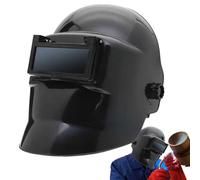 Cappuccio per saldatura, casco di sicurezza per saldatura TIG, protezione dal calore, doppia protezione in , per riparazioni di macchine, officina, taglio e rettifica dei metalli