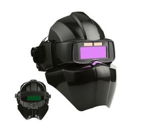 Cappuccio Per Saldatura Con Oscuramento Automatico - Casco Che Blocca La Luce Ad Ampia Visibilità, Maschera Protettiva Per Saldatore, Attrezzatura Di Sicurezza Per Saldatura Per Professionisti Lavorat