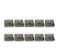 Cappuccio Piramidale per acciaio 10pz Protezione Posti Cappuccio(10pcs 20mm)