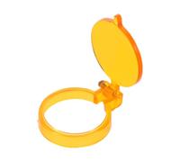 Cappuccio Protettivo Giallo LED per Lente Lampada odontoiatrica | Plastica Liscia e Bave, Chiusura Aderente, per Controllo Luce e Visite Confortevoli