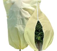 Cappuccio Protezione Piante, 2 Pcs Sacco di Protezione Invernale per Piante, Tessuto non Tessuto per Piante, Copri Piante Inverno,Telo per Piante Inverno Antigelo,Protezione Invernale Piante, 80x120cm