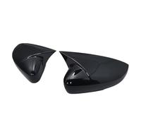 Cappuccio Retrovisore Per Per Polo Per MK5 6R 6C 2009-2017 ABS Copertura Specchietto Retrovisore Laterale 2 Pezzi Calotte Specchietto(Bright black)