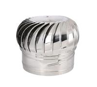 Cappuccio rotante per comignolo, Cappello girevole for camino in acciaio inox 100-200 mm con kit di montaggio(200 Mm)