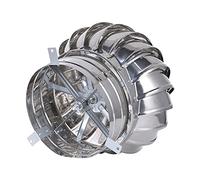 Cappuccio rotante per comignolo, Cappucci rotanti for camini in acciaio inossidabile 304, nessun assemblaggio richiesto, antipioggia, diverse misure(110mm/4.3in)