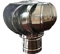 Cappuccio rotante per comignolo, Ventilatore a turbina con copertura rotante for camino in acciaio inossidabile 304, diverse dimensioni(160mm)