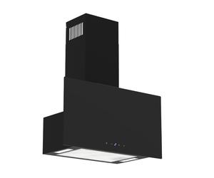 Cappuccio senza Testa Piatto Frontale Vetro 60 CM Nero Ventilato Lio respekta