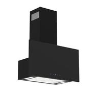 Cappuccio senza Testa Piatto Frontale Vetro 60 CM Nero Ventilato Lio respekta