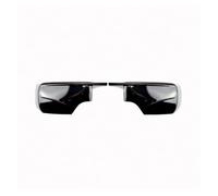 Cappuccio Specchietto Per BMW E46 E39 3 Series 5 Series | Calotte Specchietti Tappi Sinistra e Destra,Nero lucido/Fibra di carbonio,Plastica ABS