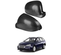 Cappuccio Specchietto Retrovisore in Tinta Unica per VW Golf 5 Variant 2007-2008 Carbon Fiber Texture - Calotte Copri Specchietto Laterali Sostituzione