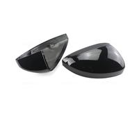 Cappuccio Specchio Esterno Adatto Per VW Per Tiguan AD BW MK2 2016 2017 2018 2019 2020 2021 Nero Lucido Plastica ABS Copertura Calotta Alloggiamento Specchietto