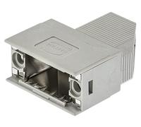 Cappuccio SUB-D 9 poli Harting 09 67 009 0573 materiale plastico 45° grigio 1 pz
