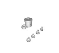 Cappuccio Testa Ricambio per Monopiede Slik 350 Livella Bolla Fotocamera 3D