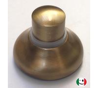 CAPPUCCIO UNIVERSALE PER RUBINETTO D'ARRESTO AD INCASSO BRONZATO - BRONZO