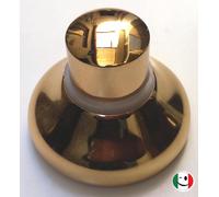 CAPPUCCIO UNIVERSALE PER RUBINETTO D'ARRESTO AD INCASSO DORATO - BAGNO ORO 24KT