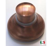 CAPPUCCIO UNIVERSALE PER RUBINETTO D'ARRESTO AD INCASSO RAMATO - RAME