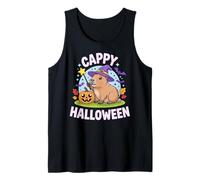 Cappy Halloween Funny Cute Capybara Wizard Halloween Canotta