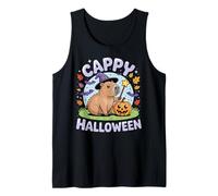 Cappy Halloween Funny Cute Capybara Wizard Halloween Canotta