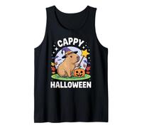 Cappy Halloween Funny Cute Capybara Wizard Halloween Canotta