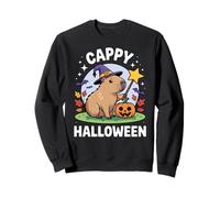 Cappy Halloween Funny Cute Capybara Wizard Halloween Felpa