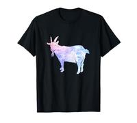 Capra Acquerello per Gli Amanti degli Animali da Fattoria e Agricoltori Maglietta