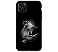 Capra che suona la tastiera pianista amante degli animali Custodia per iPhone 11 Pro Max