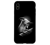 Capra che suona la tastiera pianista amante degli animali Custodia per iPhone XS Max