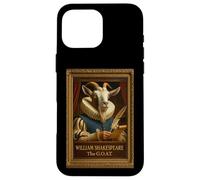 CAPRA Classico Ritratto William Shakespeare Meme Umoristico Custodia per iPhone 16 Pro Max