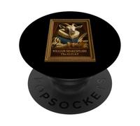 CAPRA Classico Ritratto William Shakespeare Meme Umoristico PopSockets PopGrip Adesivo