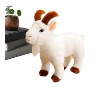 Capra di Peluche | Giocattolo A Figura Realistico E Morbido - Giocattolo Bambola a Forma di Capra Simulata - Per Ragazze Bambini Uomini Donne Adulti Bambini Ragazzi Della Fattoria