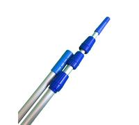 Capra Group Manico telescopico professionale in alluminio 12 metri, anodizzato in 4 stadi, adatto per pulizia di vetri, soffitti, fotovoltaici, cornicioni