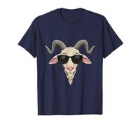 Capra Pet Funny Farm Animal Cool Shades Summer Sun Maglietta