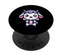 Capretta Con Palla Da Baseball PopSockets PopGrip Adesivo