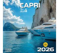 Capri 2026 Calendar: Sunlit cliffs and island elegance from the heart of the Tyrrhenian Sea