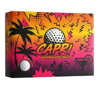 CAPRI Golf Palline da golf Sundowner - Confezione da 12, bianco