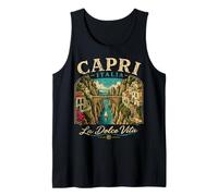 Capri Italia La Dolce Vita Vintage Italia Viaggi Italiani Canotta