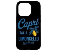 Capri Italia Limoncello La Dolce Vita Arte Custodia per iPhone 15 Pro