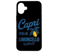Capri Italia Limoncello La Dolce Vita Arte Custodia per iPhone 16 Plus