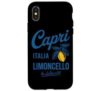 Capri Italia Limoncello La Dolce Vita Arte Custodia per iPhone X/XS
