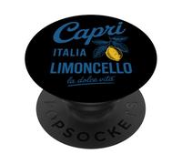 Capri Italia Limoncello La Dolce Vita Arte PopSockets PopGrip Adesivo