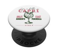 Capri La vita è migliore sulla Costiera Amalfitana Mar Mediterraneo Italia PopSockets PopGrip Adesivo