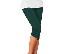 Capri Leggings da Donna Coprenti Pinocchietto Opaco Morbidi ed Elasticizzati Pantaloni della Tuta Larghi Traspirante Elastici Yoga Controllo Pancia per Sportivi o Casual 2025